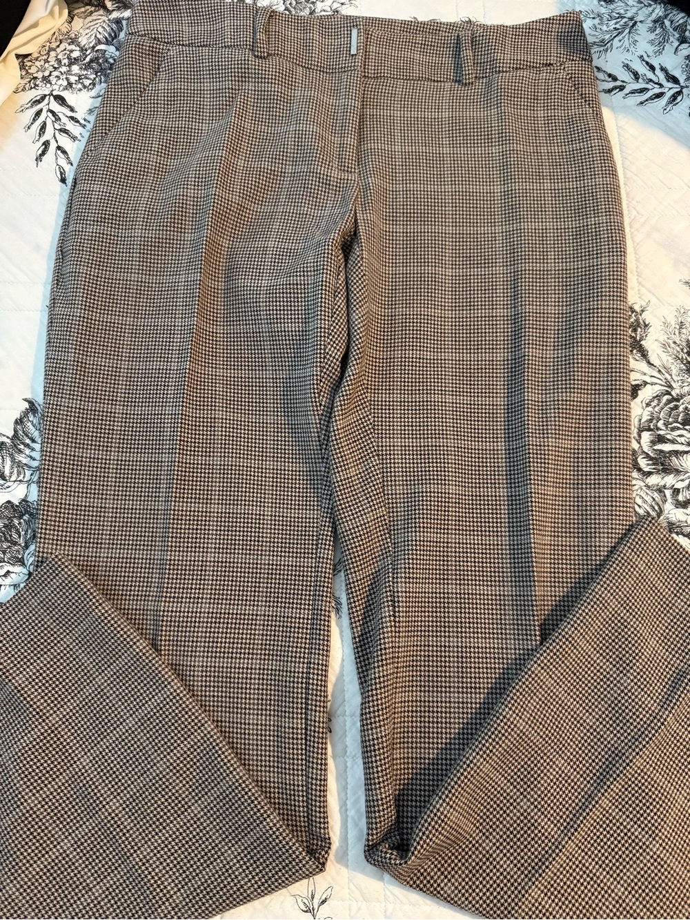 Apt. 9 Women's Glen Plaid Trousers in Black and White